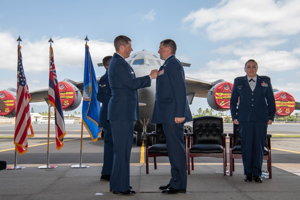 735 Air Mobility Squadron welcomes in-incoming commander at Change of Command ceremony