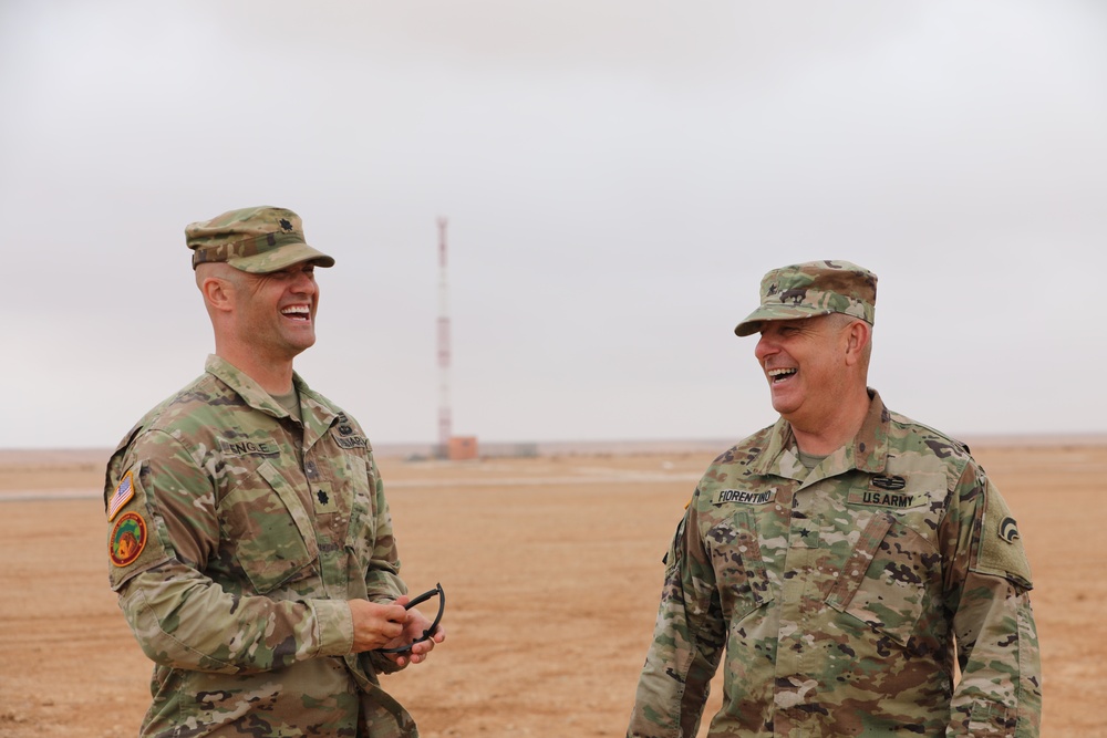 42nd Infantry Division Deputy Commanding General Visits NY National Guard Soldiers in Morocco