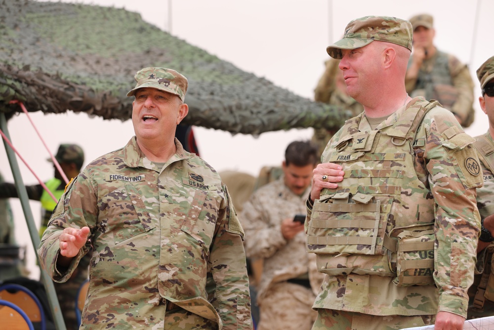 42nd Infantry Division Deputy Commanding General Visits NY National Guard Soldiers in Morocco