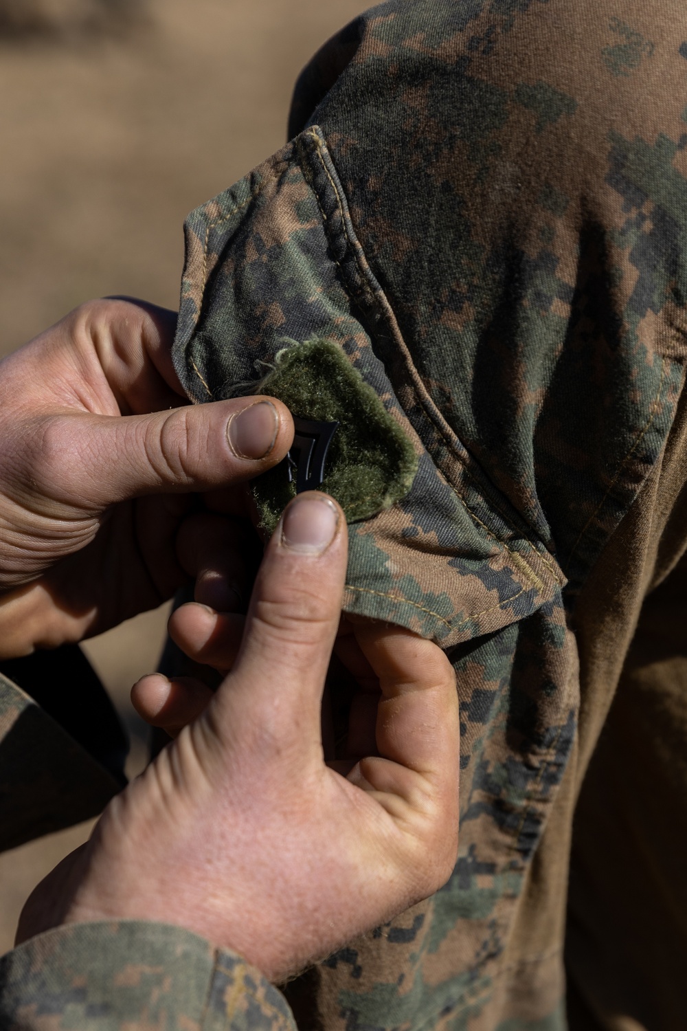 MRF-D 24.3: Marines receive promotion during Exercise Southern Jackaroo