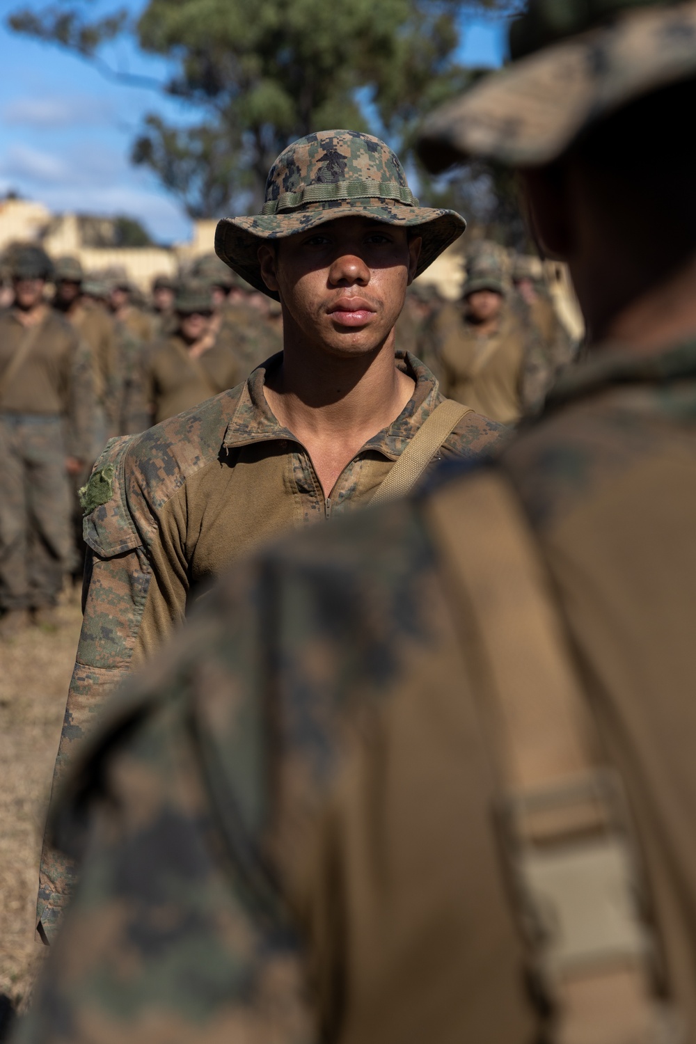 MRF-D 24.3: Marines receive promotion during Exercise Southern Jackaroo