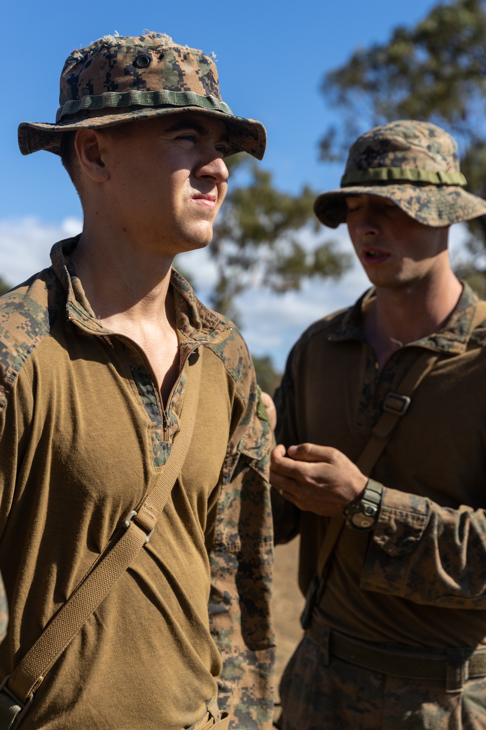 MRF-D 24.3: Marines receive promotion during Exercise Southern Jackaroo