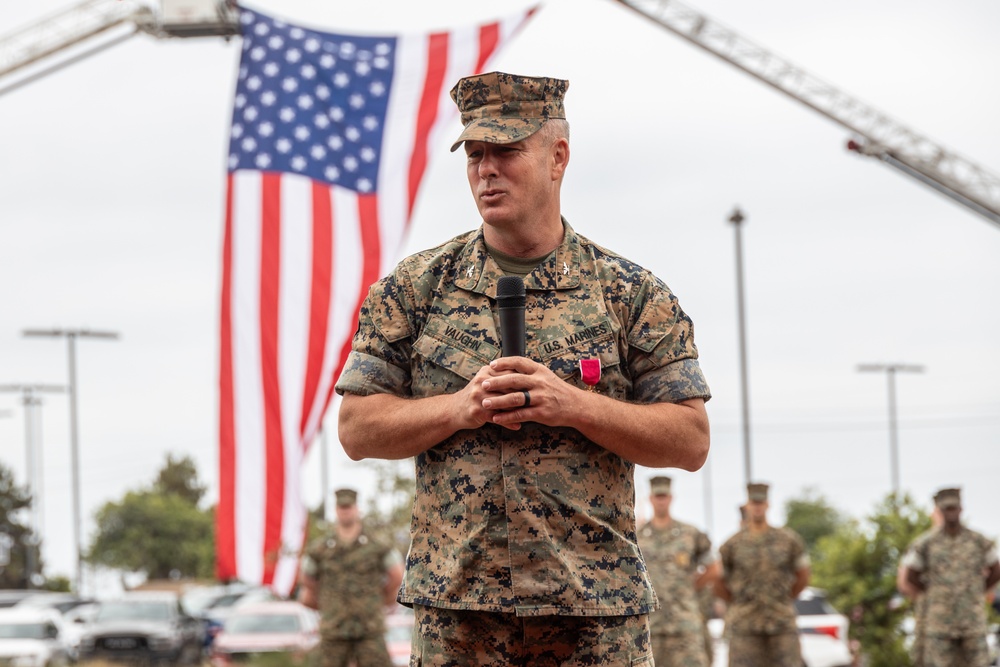 Camp Pendleton SES Bn. Change of Command