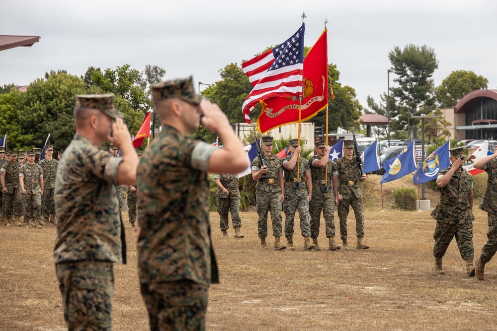 Camp Pendleton SES Bn. Change of Command