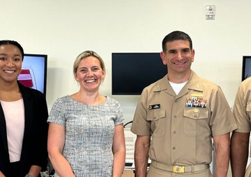 Navy Medicine senior leaders visit Duke University to promote health care scholarships and career opportunities