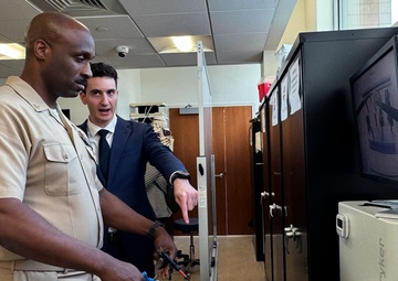 Navy Medicine senior leaders visit Duke University to promote health care scholarships and career opportunities