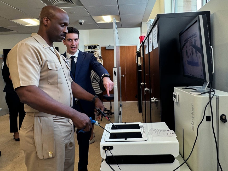 Navy Medicine senior leaders visit Duke University to promote health care scholarships and career opportunities