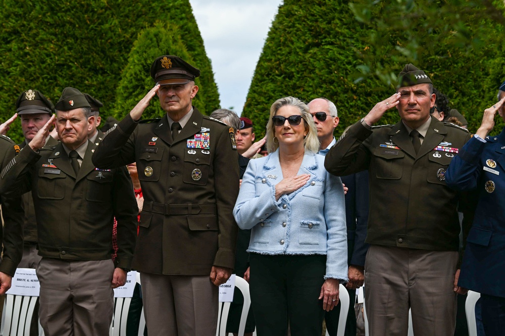 Secretary of the Army attends the 80th Anniversary of D-Day in Normandy