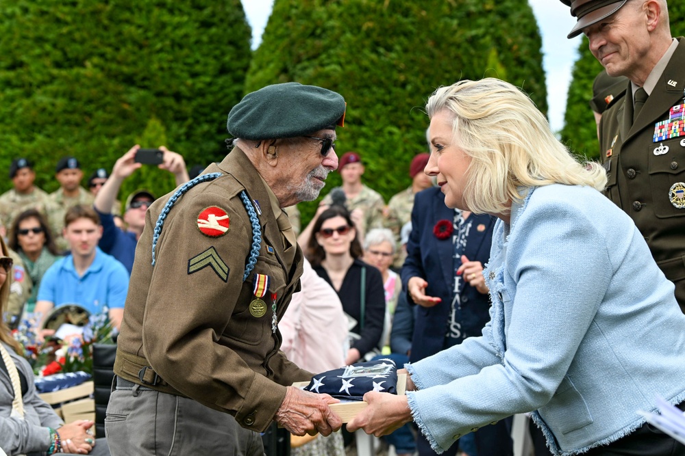 Secretary of the Army attends the 80th Anniversary of D-Day in Normandy