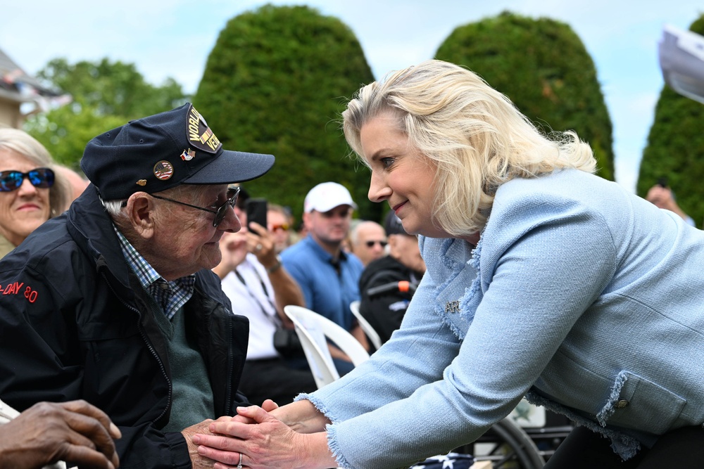 Secretary of the Army attends the 80th Anniversary of D-Day in Normandy