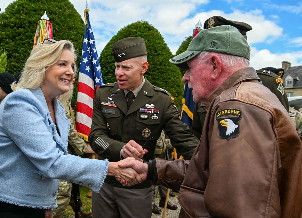 Secretary of the Army attends the 80th Anniversary of D-Day in Normandy