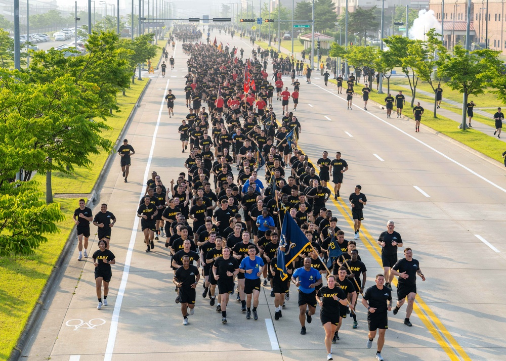 KATUSA Friendship Week begins with Eighth Army run