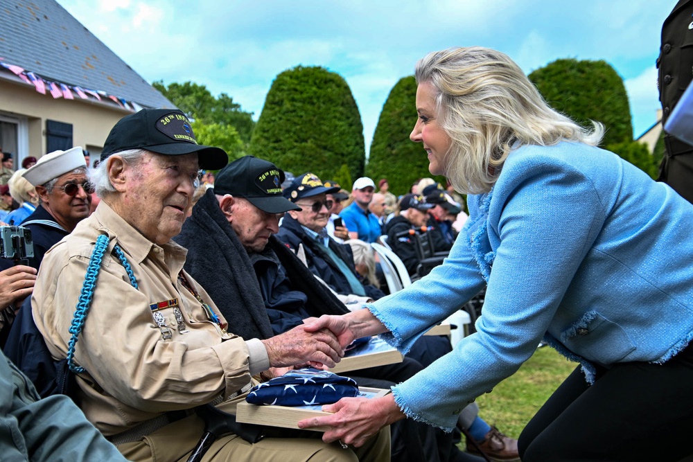 Secretary of the Army attends the 80th Anniversary of D-Day in Normandy