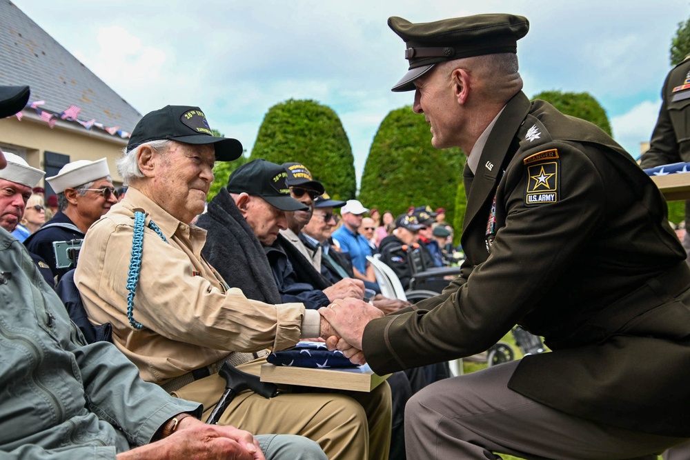 Secretary of the Army attends the 80th Anniversary of D-Day in Normandy