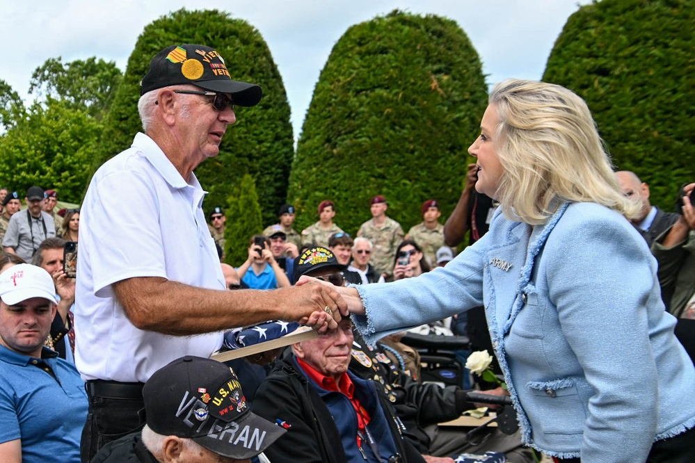 Secretary of the Army attends the 80th Anniversary of D-Day in Normandy