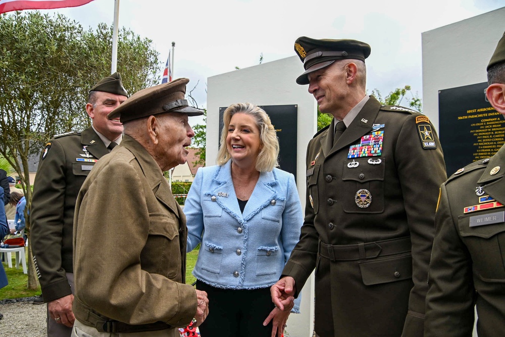 Secretary of the Army attends the 80th Anniversary of D-Day in Normandy