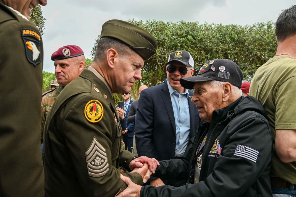 Secretary of the Army attends the 80th Anniversary of D-Day in Normandy