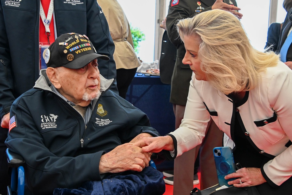 Secretary of the Army attends the 80th Anniversary of D-Day in Normandy