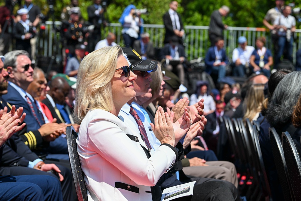 Secretary of the Army attends the 80th Anniversary of D-Day in Normandy