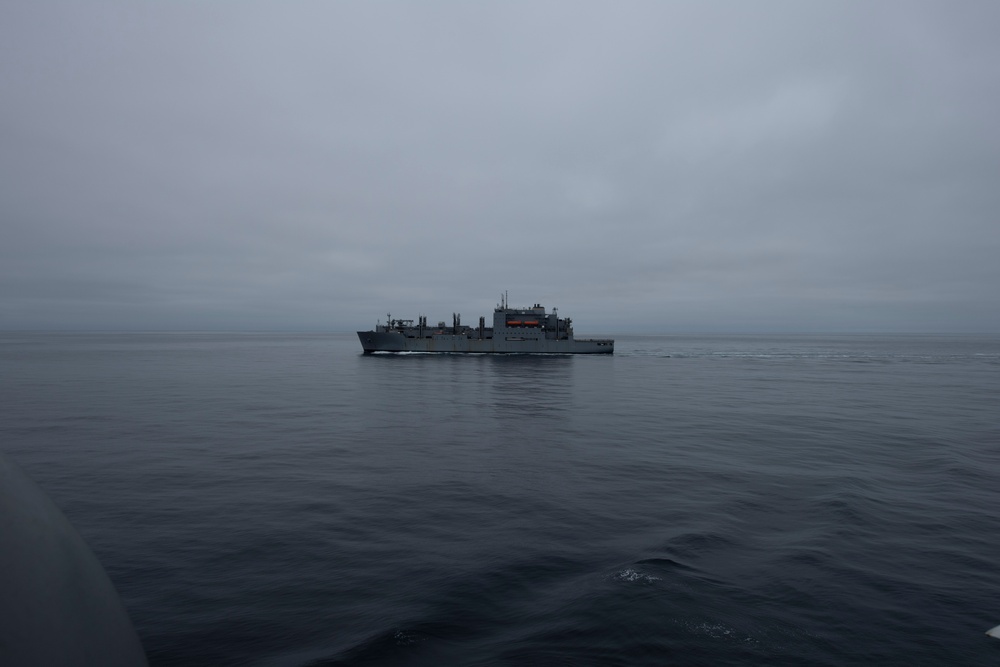 Abraham Lincoln conducts an ammunition handling evolution