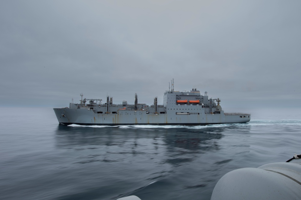 Abraham Lincoln conducts an ammunition handling evolution