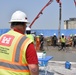 Army engineers pour concrete slab for third elementary school on Camp Humphreys, South Korea