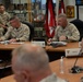 Integrated Training Exercise 4-24 leadership delivers brief to Maj. Gen. Savage