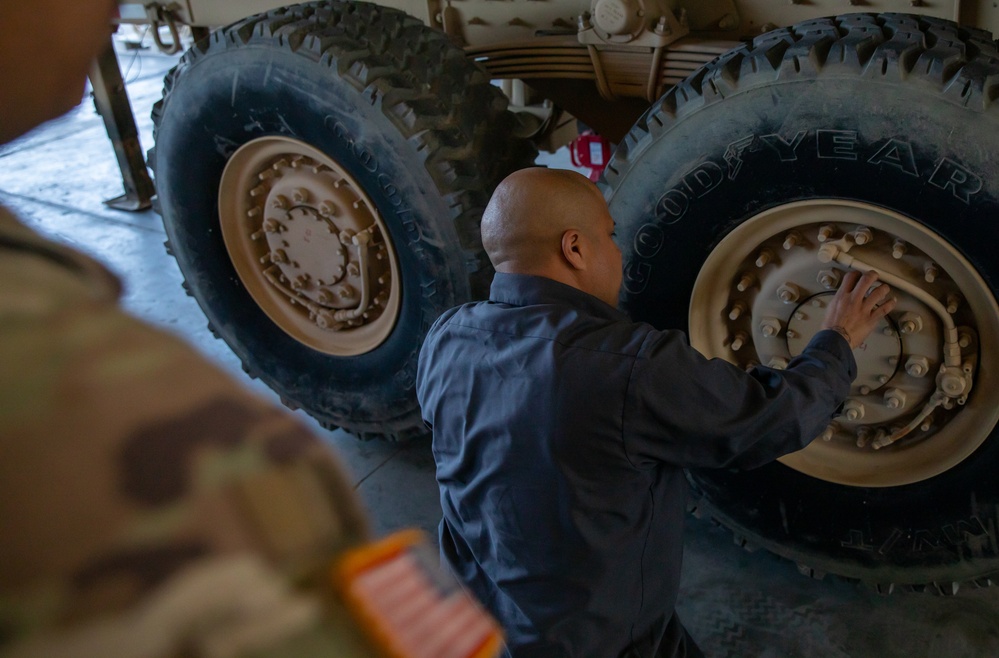 Miltechs with the 63rd help out