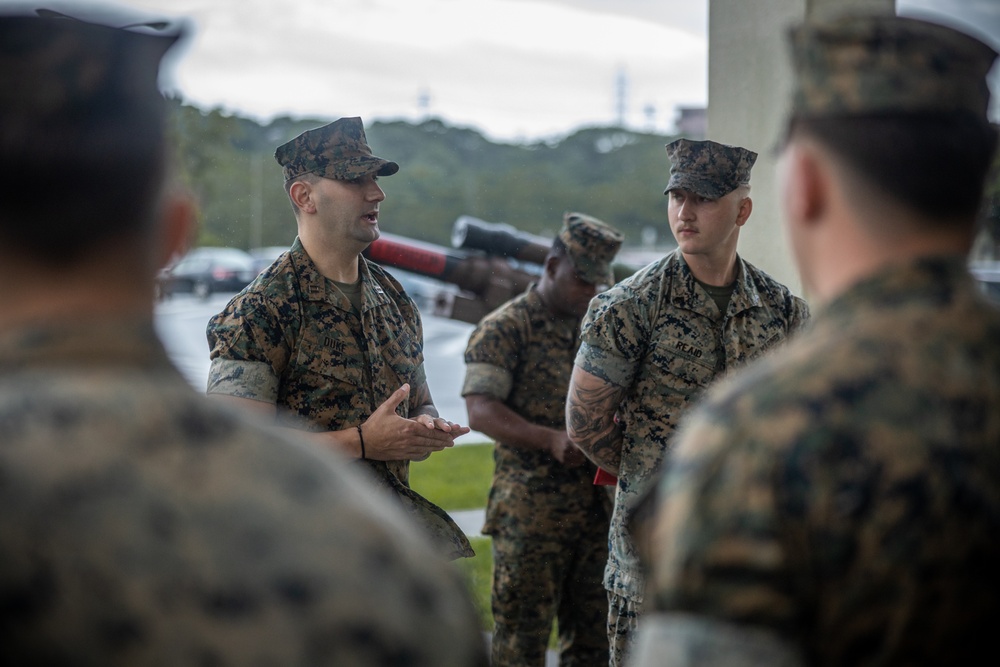 12th MLR Marine Meritoriously Promoted to Corporal, Reenlists