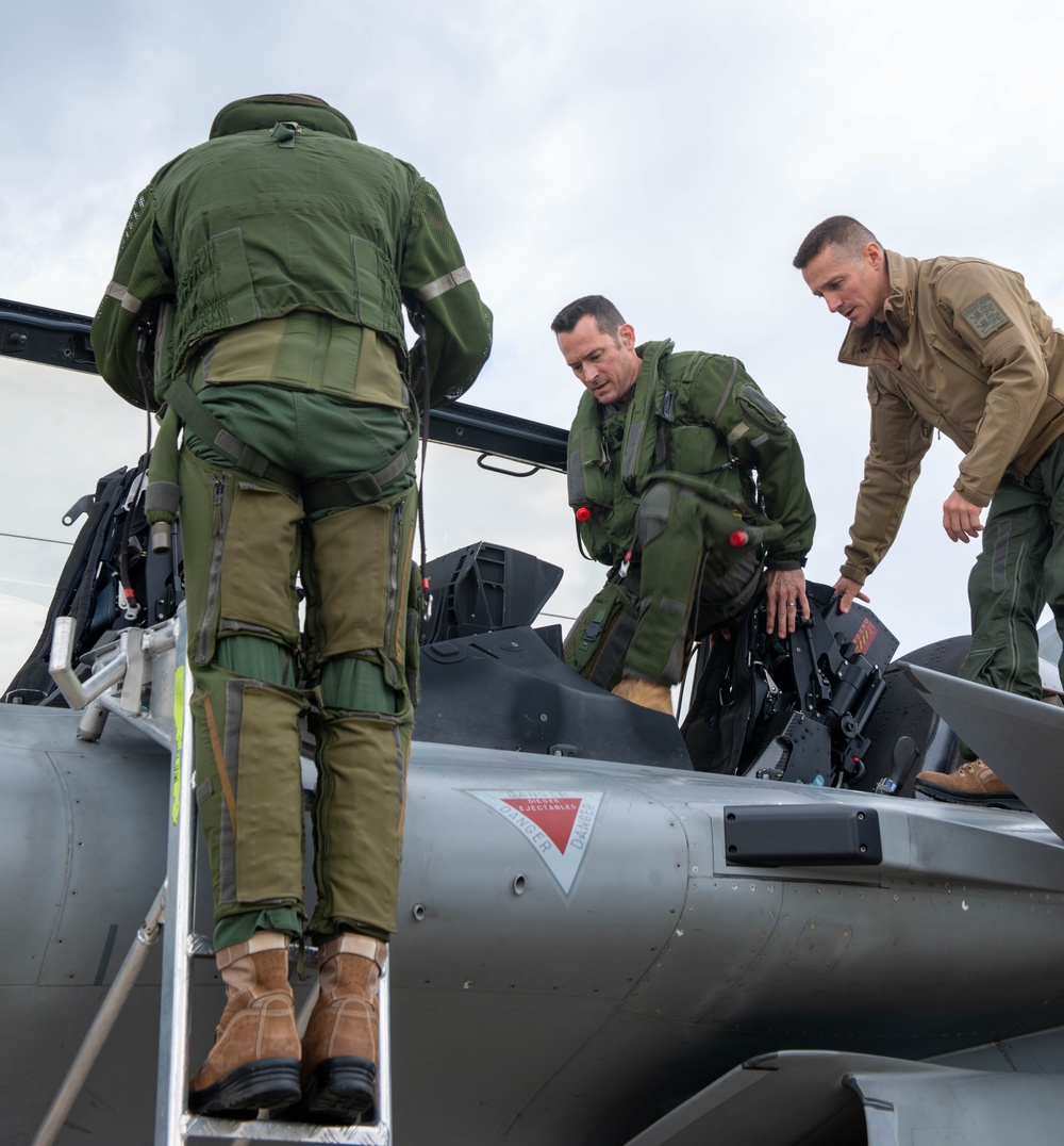 USAFE hosts first-ever basic fighter maneuver exercise at Ramstein