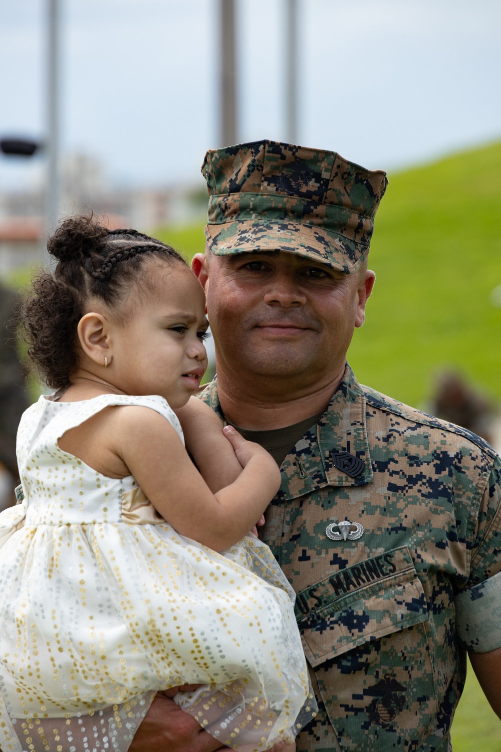 Master Gunnery Sgt Carlos Betancourt retires after 28 years of service in the Marine Corps