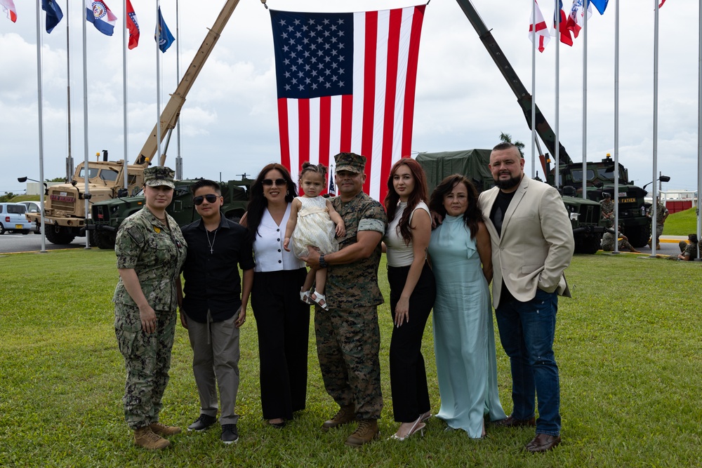 Master Gunnery Sgt Carlos Betancourt retires after 28 years of service in the Marine Corps