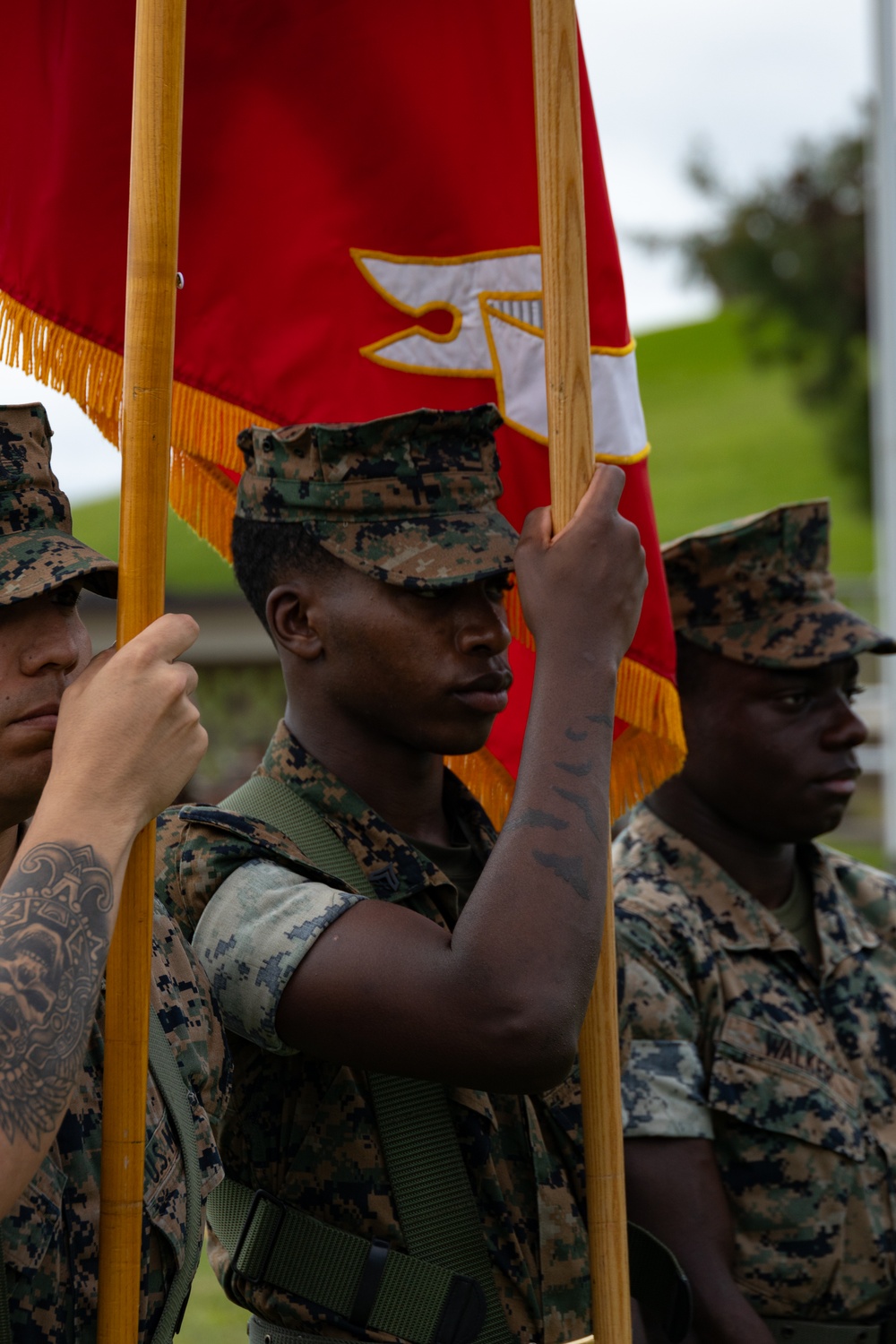 Master Gunnery Sgt Carlos Betancourt retires after 28 years of service in the Marine Corps