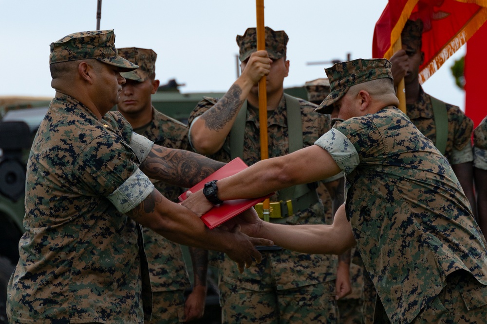 Master Gunnery Sgt Carlos Betancourt retires after 28 years of service in the Marine Corps