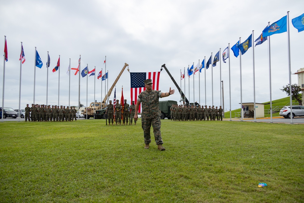 Master Gunnery Sgt Carlos Betancourt retires after 28 years of service in the Marine Corps