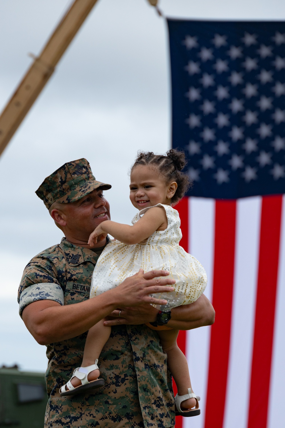 Master Gunnery Sgt Carlos Betancourt retires after 28 years of service in the Marine Corps