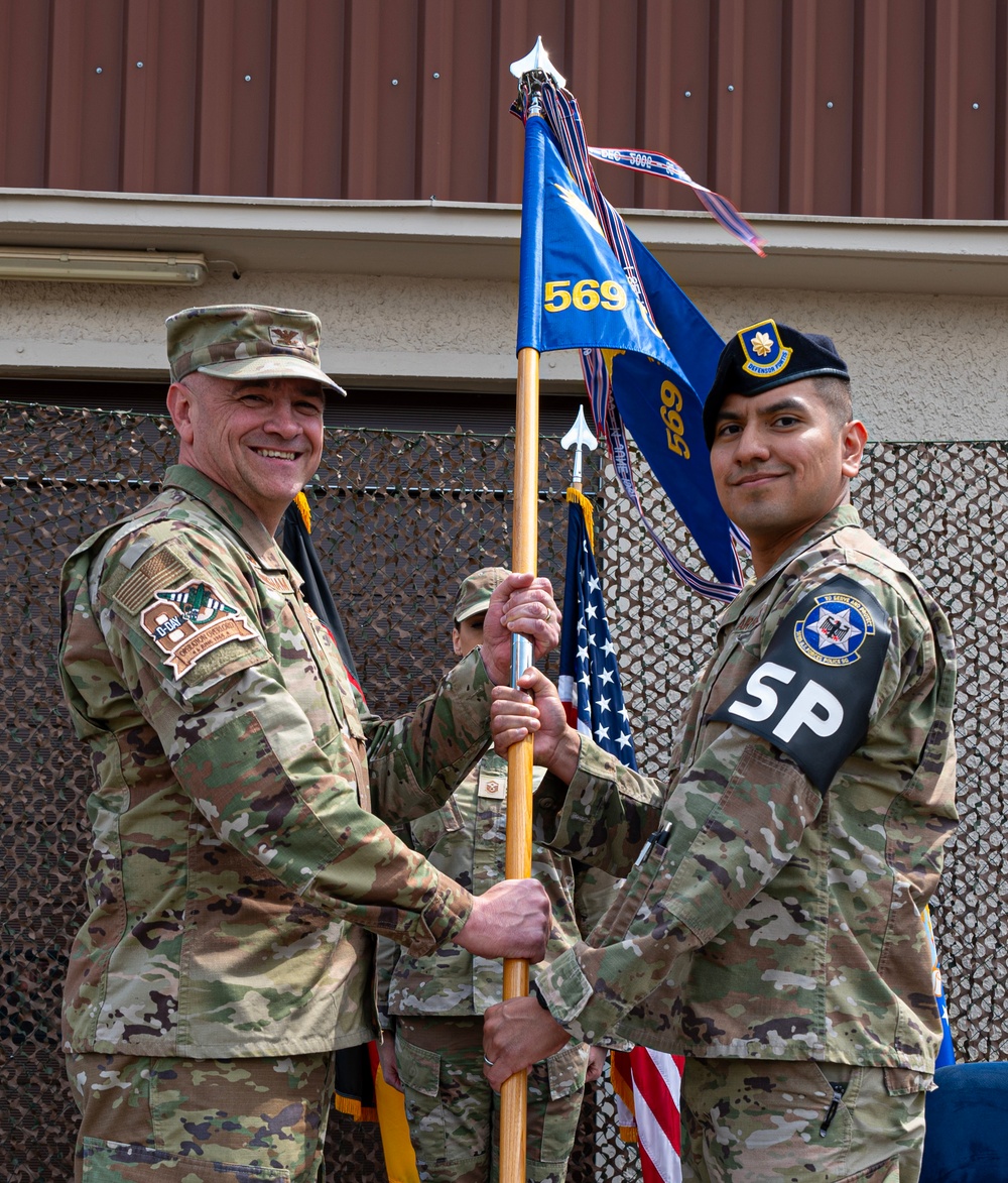 Maj. Aguilar replaces Lt. Col. Gilliam as 569th USFPS commander