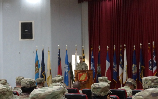 840th Transportation Battalion holds change of command ceremony