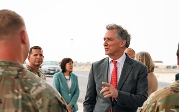 Representative French Hill Visits the 396th AEW