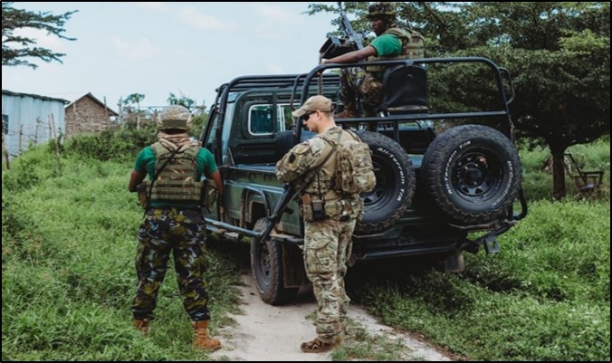 Manda Bay, Kenya (MBK)-US Army and Kenyan Marines Conduct Joint Patrol