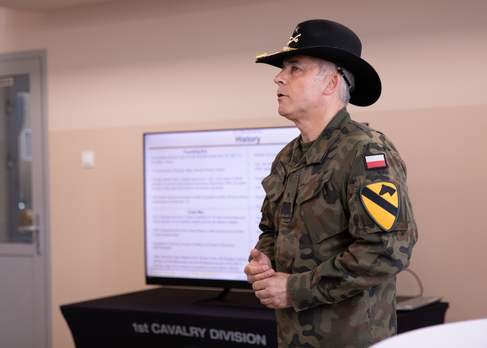 1st Cavalry Division Hosts Polish Local and Military Leaders