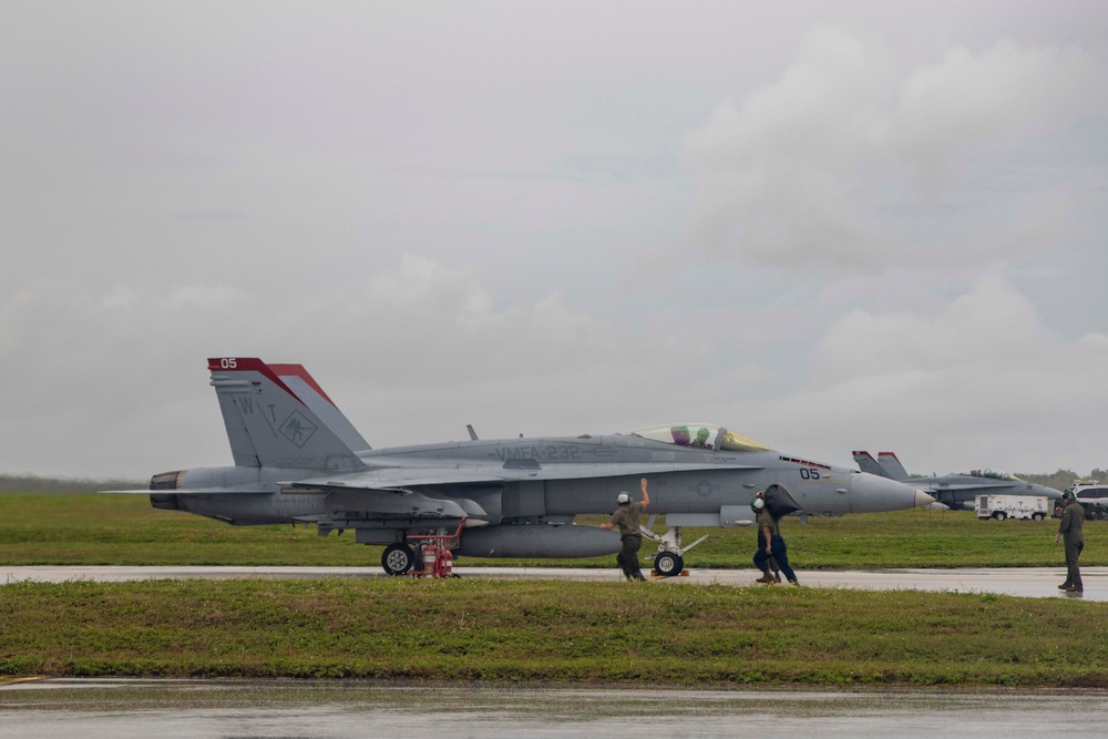 The Green Knights and Bengals fly loaded out of Guam