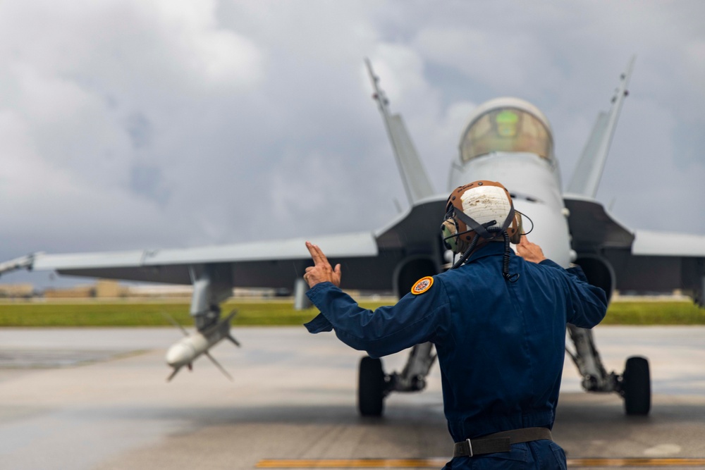 The Green Knights and Bengals fly loaded out of Guam