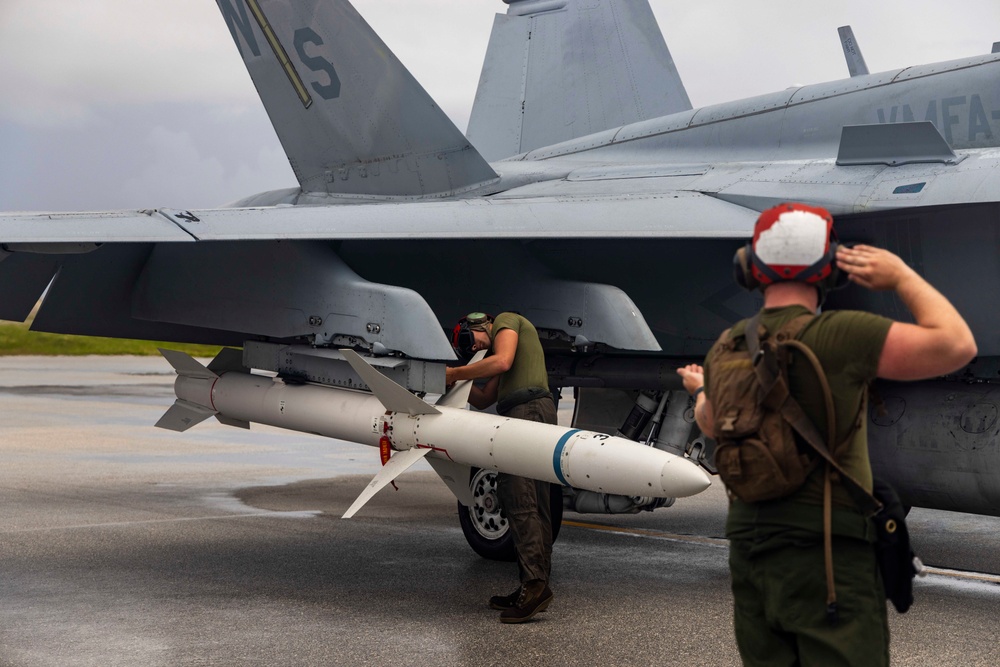 The Green Knights and Bengals fly loaded out of Guam