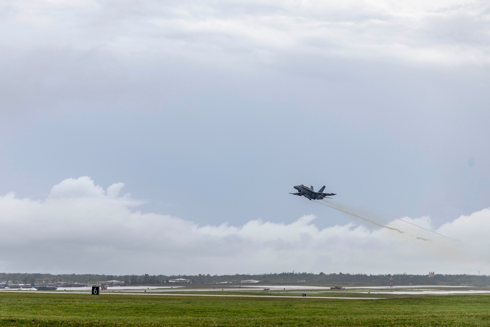 The Green Knights and Bengals fly loaded out of Guam