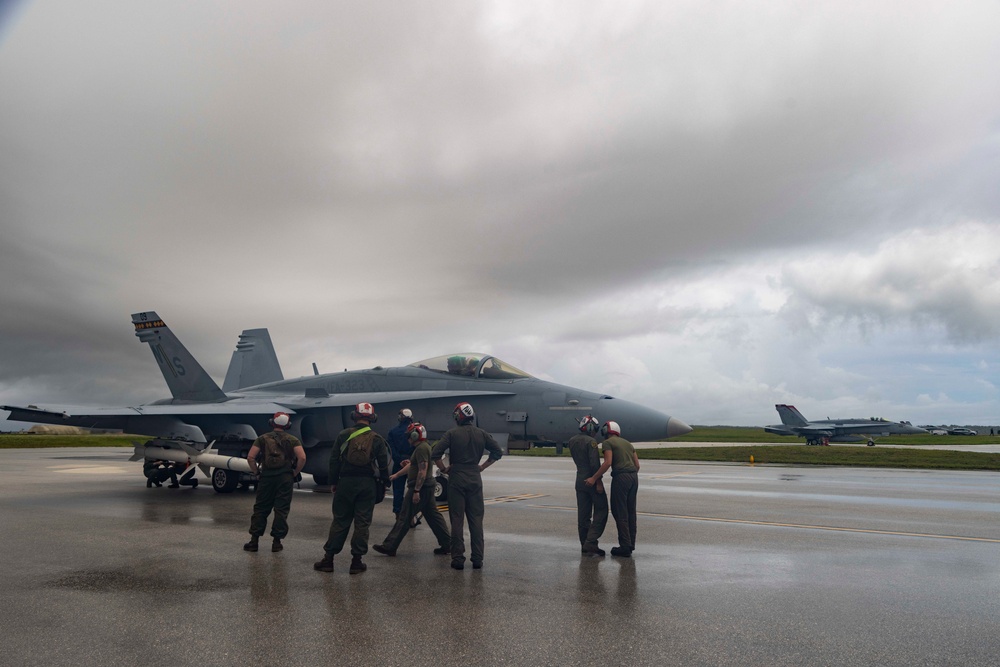 The Green Knights and Bengals fly loaded out of Guam