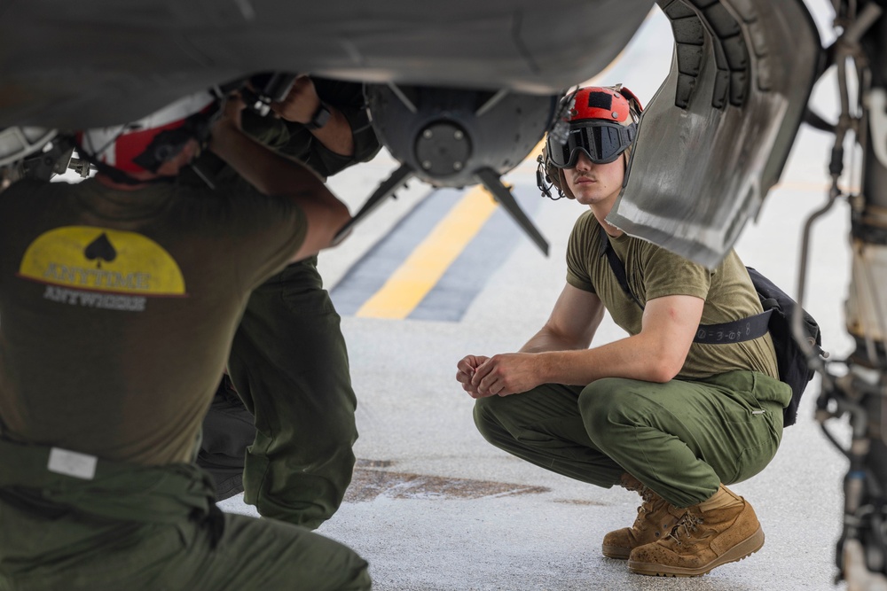 The Green Knights and Bengals fly loaded out of Guam