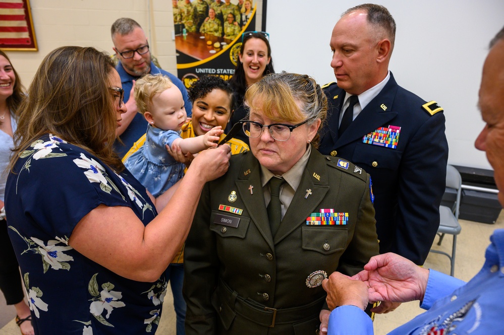 Chaplain Simon promoted to colonel