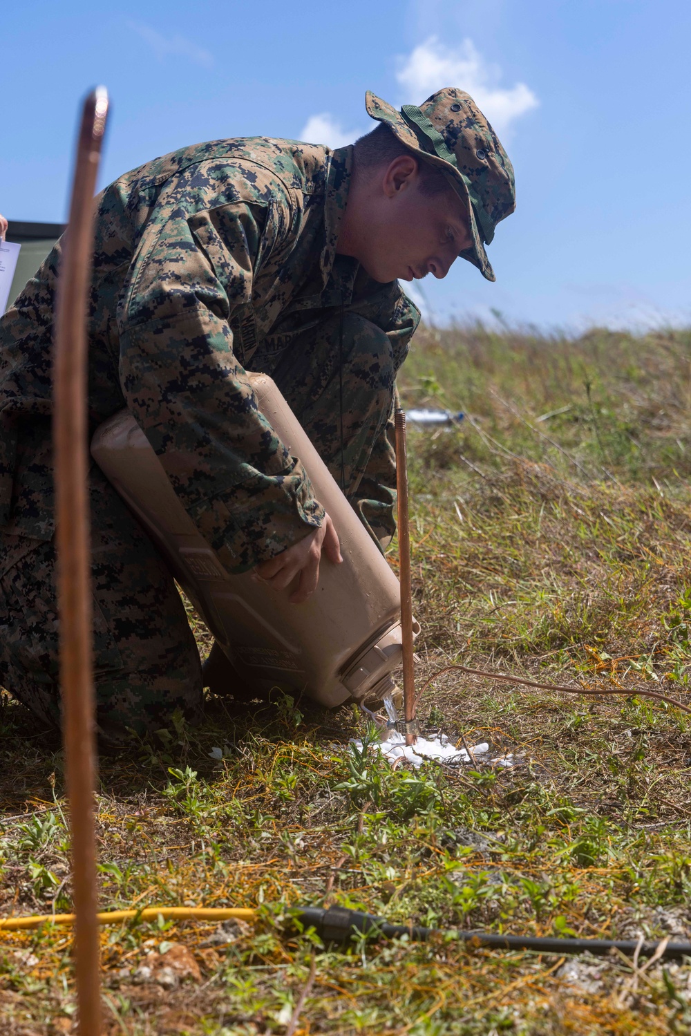 White Snakes in the rough: MACS-4 operate out of Northwest Field in Guam