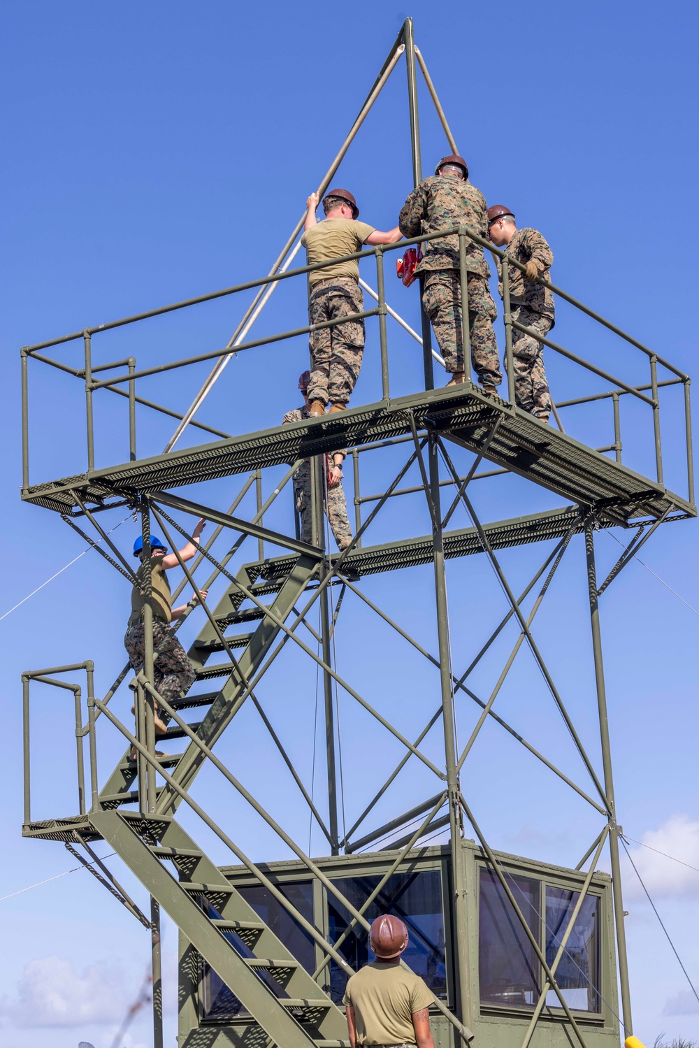 White Snakes in the rough: MACS-4 operate out of Northwest Field in Guam